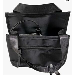 Samantha Brown To-Go Drink Luggage Caddy‎ Black 3 Partition Design Handles New )